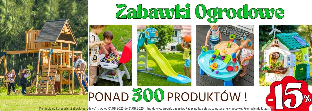 ZABAWKI OGRODOWE -15%